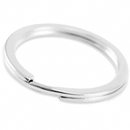 DQ European metal findings key chain ring 35mm Antique Silver (nickel free)