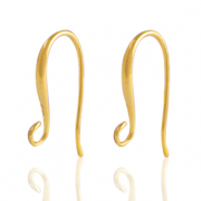 DQ European metal findings earrings Gold (nickel free)