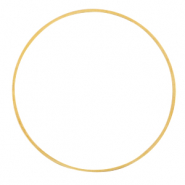 DQ European metal findings closed rings 40mm Gold (nickel free)