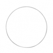 DQ European metal findings closed rings 30mm Antique Silver (nickel free)