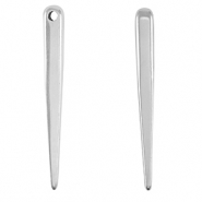 DQ European metal charms cone Antique Silver (nickel free)