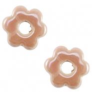 DQ greek ceramic beads flower Blush Pink