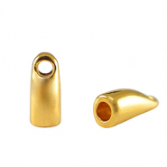 DQ European metal end caps &Oslash;2.8mm Gold (nickel free)