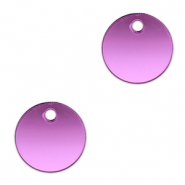 Statement charms 16mm Metallic Lilac Purple