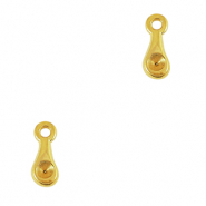 DQ European metal charms drop Gold (nickel free)