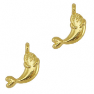 DQ European metal charms Seal Gold (nickel free)