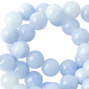 Natural stone beads 6mm Light Blue
