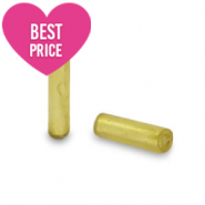 Glass seed beads special Bugles Greenish Gold