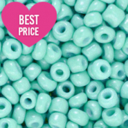 Glass seed beads 8/0 (3mm) Harbour Side Blue