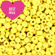 Glass seed beads 12/0 (2mm) Bold Neon Yellow