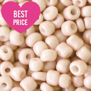 Glass seed beads 12/0 (2mm) Latte Beige
