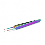 Beadsmith Chroma knotting tweezers Rainbow Titanium