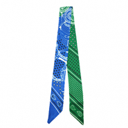 Bandana scarf with star Green-Blue