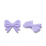Acrylic beads bow Purple
