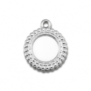 BY31&reg; Stainless steel charms with setting for SS34 flat back Silver