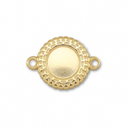 BY31&reg; Stainless steel connector with setting for SS20 flat back Gold