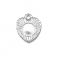 BY31&reg; Stainless steel charms with setting for SS20 flat back Silver