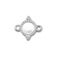 BY31&reg; Stainless steel connector with setting for SS16 flat back Silver