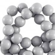 18 mm acrylic beads shiny Grey