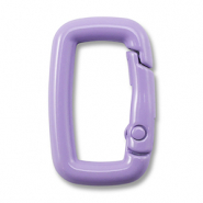 Colourful jewellery findings key chain rectangle Purple