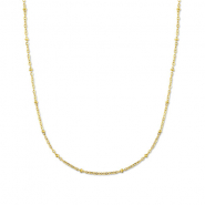 Stainless steel necklaces ball Mix&Match Gold
