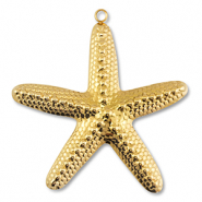 Stainless steel charms starfish Gold