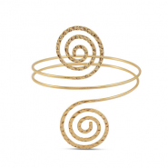 Arm cuff&nbsp;spiral Gold
