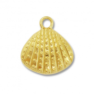 Stainless steel charms shell Gold