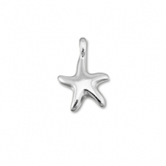 DQ European metal charms starfish Antique Silver (Nickelfree)