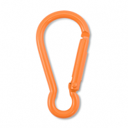 Colourful jewellery findings key chain Orange