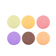 Acrylic beads disc mix Multicolour