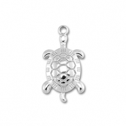 Stainless steel charms turtle Silver