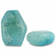Natural stone beads Chalcedony irregular Light Blue