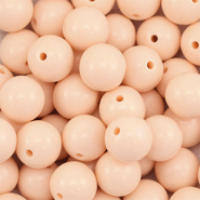 14 mm DQ acrylic beads Nude Peach
