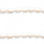 BQ Freshwater pearls rice 9x7-8mm Natural White