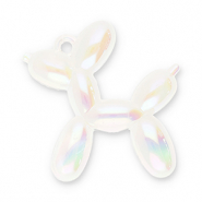 Statement charms balloon dog Transparent-AB Coating