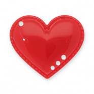Statement charms heart Red