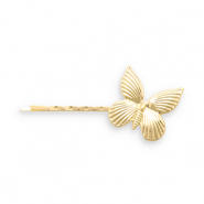Hair accessories bobby pin butterfly Gold
