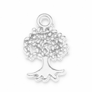 DQ European metal charms tree Antique Silver (Nickelfree)