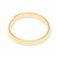 DQ European metal findings split ring Gold (Nickelfree)