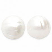 Imitation freshwater pearls round White