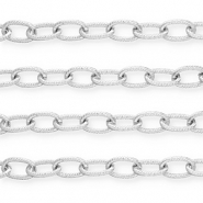 Aluminium findings belcher chain anchor cable Silver
