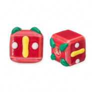 Glass beads gift Red-Green