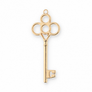 Metal charms key Gold