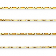 Stainless steel findings belcher chain rectangle Gold