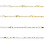 Stainless steel findings belcher chain rod Gold