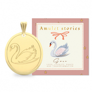 BY31&reg; Stainless steel charms swan Gold
