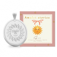 BY31&reg; Stainless steel charms sun Silver