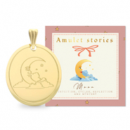 BY31&reg; Stainless steel charms moon Gold