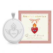 BY31&reg; Stainless steel charms sacred heart Silver